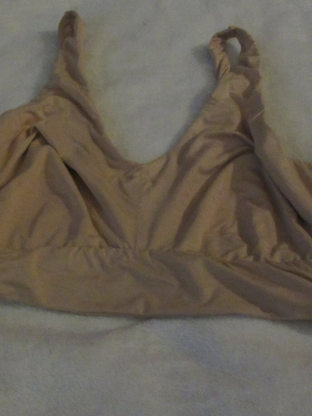 Commando Beige Pull Over Beige Bra Medium USED